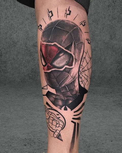 spiderman tattoo