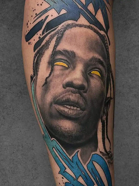 fan art portrait tattoo