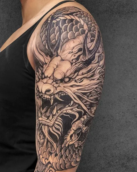 japanese dragon tattoo